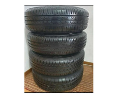 4 Jante Oțel în 5 Prezoane cu Cauciucuri de Vară(Același Model Toate) - Imagine 2